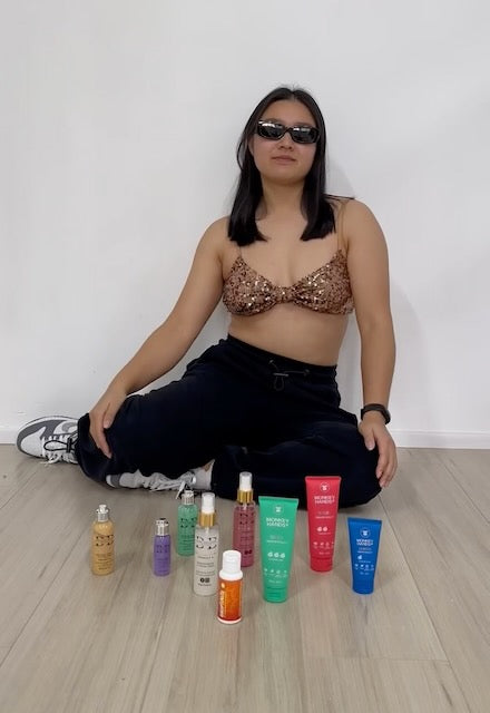 Jenny with some of her grip aids