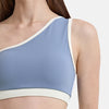 Hot Han Chloe One Shoulder Top - Airy Blue