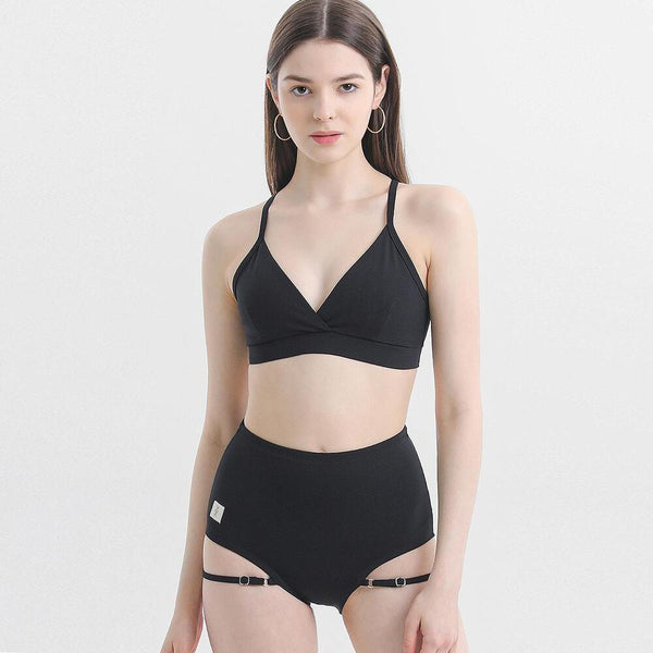 Hot Han Groove Garter Shorts - Black