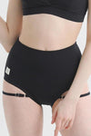 Hot Han Groove Garter Shorts - Black