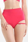 Hot Han Groove Garter Shorts - Hot Pink