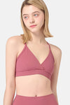Hot Han Groove Wrap Top - Dusty Rose