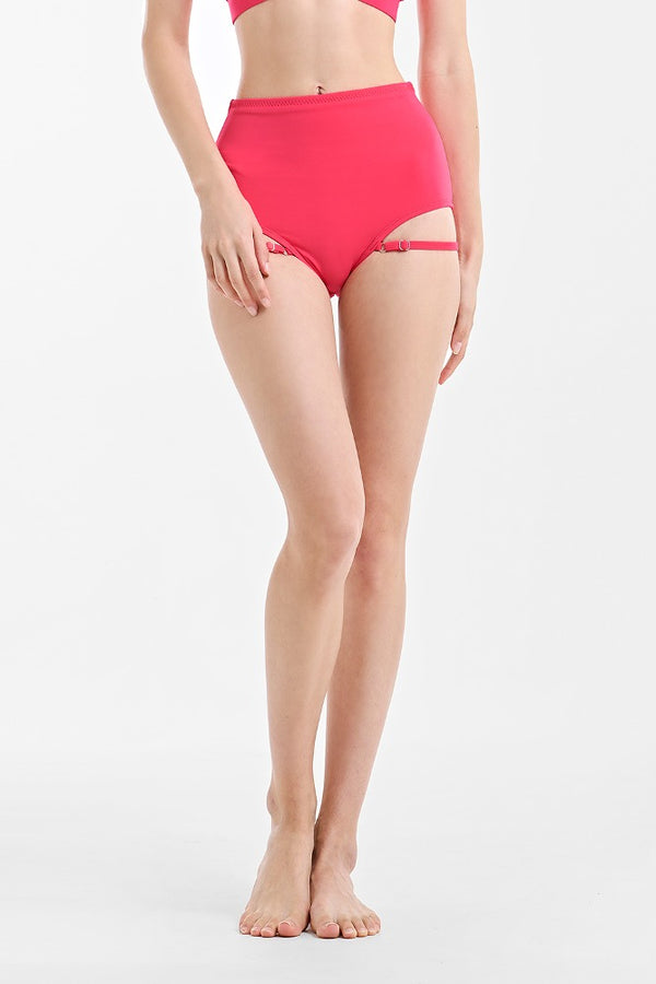 Hot Han Groove Garter Shorts - Hot Pink