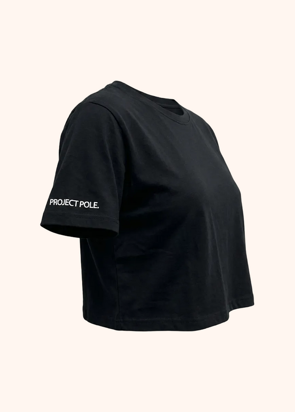 Project Pole Crop Tee – Black