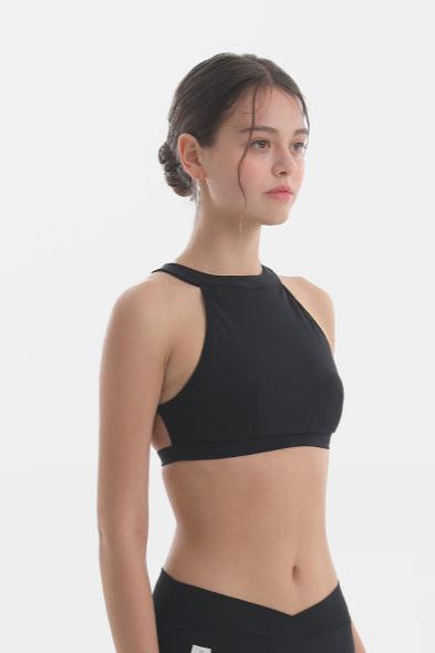 Hot han Luna Halter Top - Black