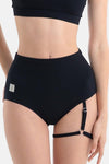 Hot Han Pez One Garter Shorts - Black