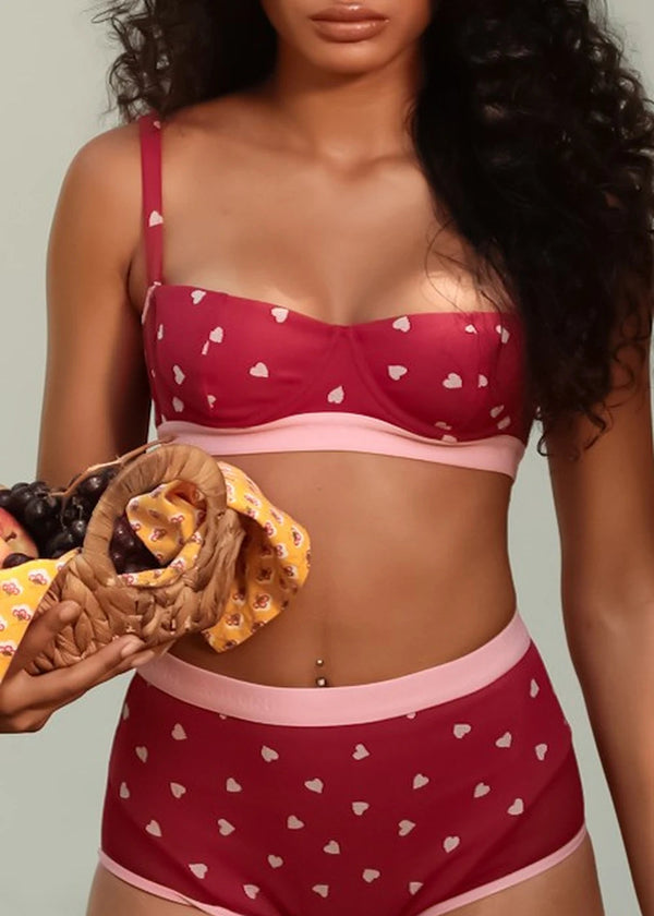 Rolling Sweetheart Alpha Balconette Top