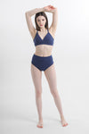Hot Han High Cheeky Shorts - Navy