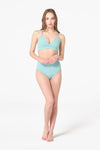 Hot Han High Cheeky Shorts - Pistachio