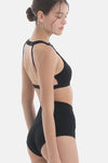 Hot han Luna Halter Top - Black