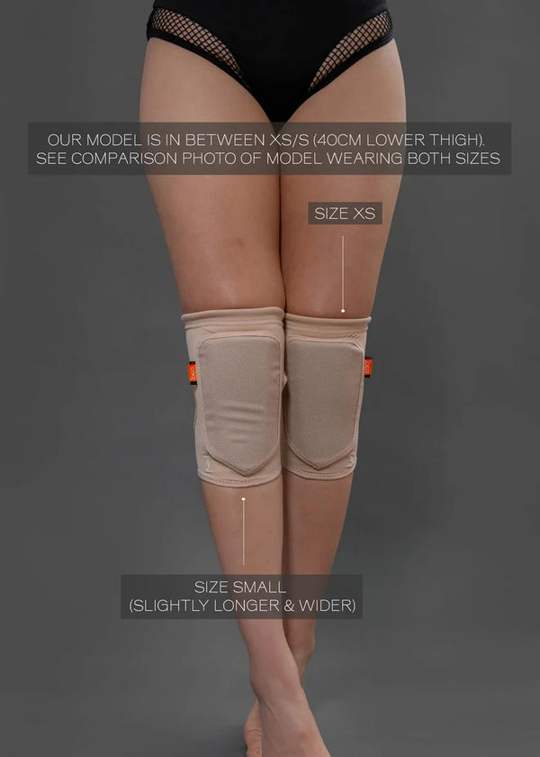 Tatiana Latte Nude Pole Dance Knee Pads